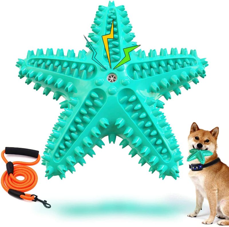 Photo 1 of Dog Chew Toys for Puppy, Dog Squeaky Toys for Small Medium Dogs, Durable and Teeth Cleaning
