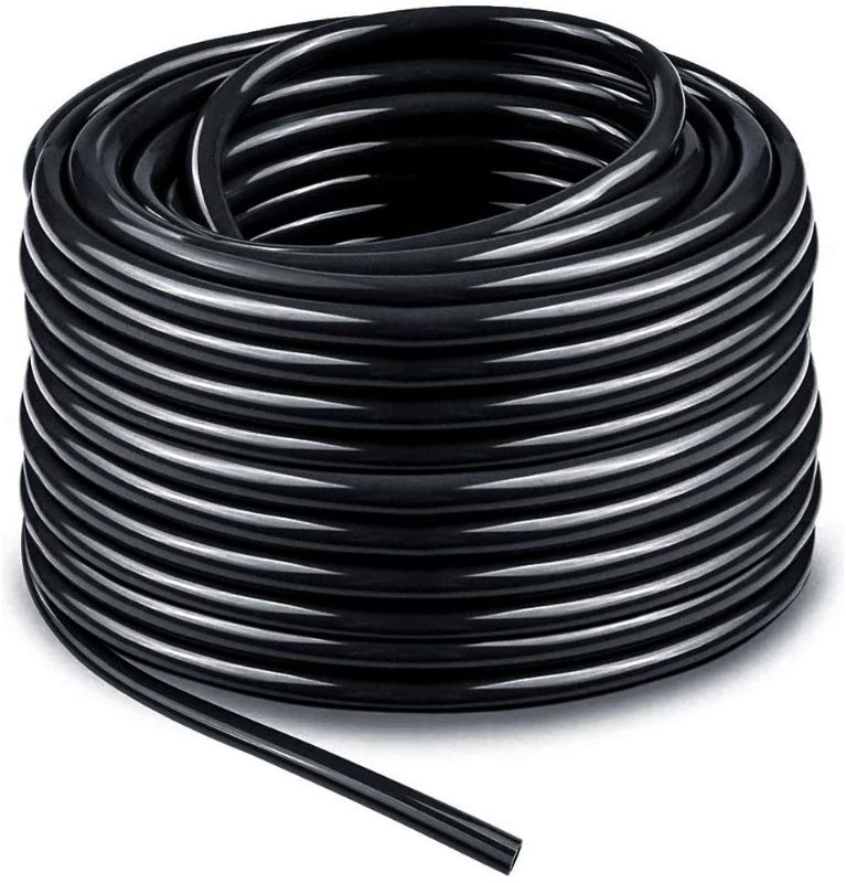 Photo 1 of 100ft 1/4 inch Blank Distribution Tubing Drip Irrigation Hose Garden Watering Tube Line for Small garden irrigation system
