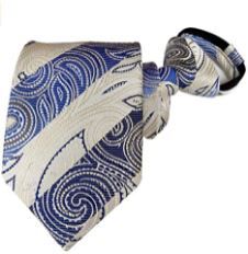 Photo 1 of Elfeves Mens Kid Boys Zipper Ties Business Wedding Checks Striped Pre-tied Neckties
