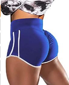 Photo 1 of 2 pack of Gafeng Women's Scrunch Butt Shorts Booty Lifting Ruched High Waist Workout Yoga Running Short Leggings size XL and LArge
