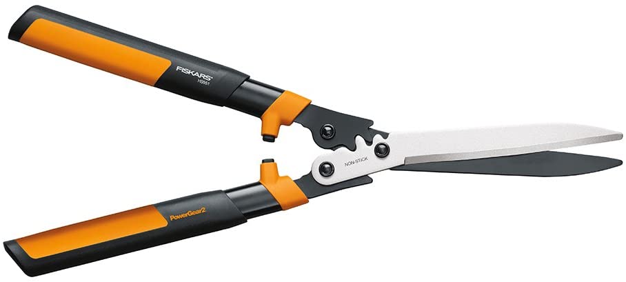 Photo 1 of Fiskars Garden 392861-1002 Powergear2 Hedge Shears, 23", Black/Orange
