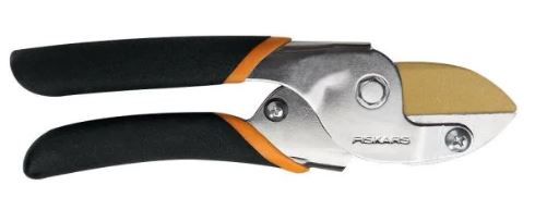 Photo 1 of 5/8 in. Cut Capacity Titanium Coated Steel Blade Anvil Hand Pruner
