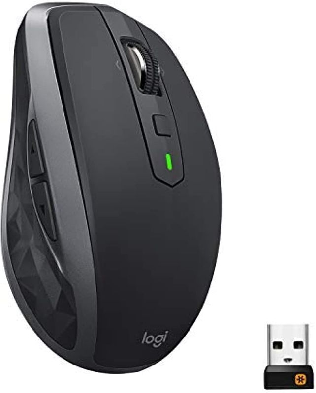 Photo 1 of logitech - MX Anywhere 2S Wireless Laser Mouse - Black
