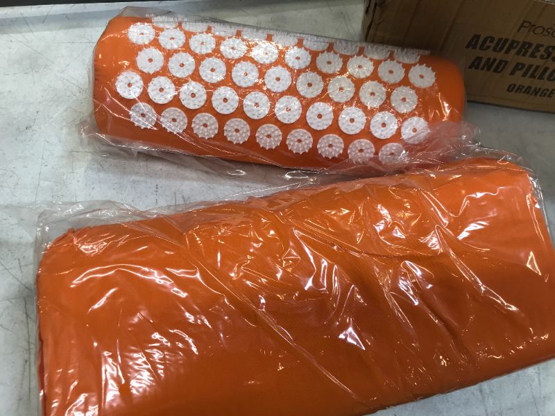 Photo 2 of Acupressure Mat and Pillow Set - Orange