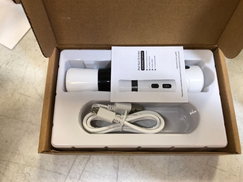 Photo 1 of 2 pack Dog Nail Grinder,Electric Pet Nail Trimmer,Pet Nail Grinder, with Led Lights of The Electric Pet Nail File Working Time 20h,for Small Medium Large Dogs,Cats,Parrots and Other Pets.