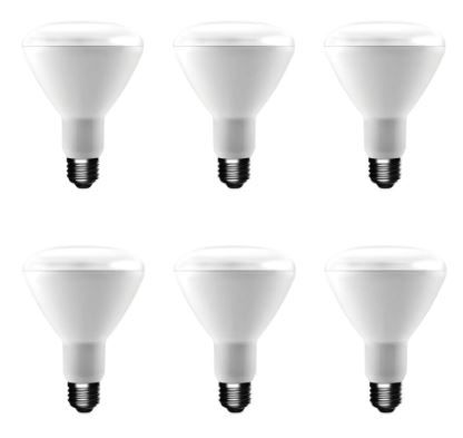 Photo 1 of 65-Watt Equivalent BR30 Dimmable LED Light Bulb Soft White (6-Pack)
