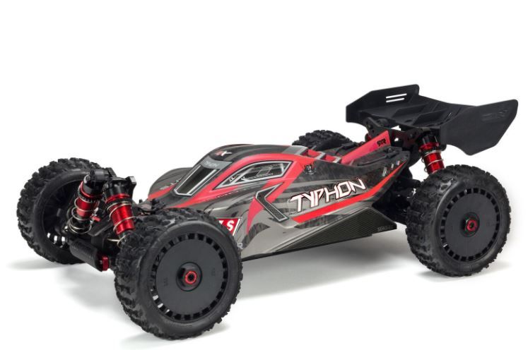 Photo 1 of 1/8 TYPHON 6S V5 4WD BLX Buggy with Spektrum Firma RTR, Black - missing parts. did not function when tested
