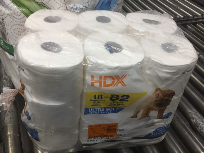 Photo 4 of 18 ROLLS TOILET PAPER AND 12 GIANT ROLLS PAPER TOWELS