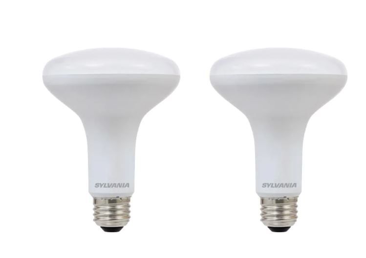 Photo 1 of 65-Watt Equivalent BR30 Dimmable LightSHIELD 2700K Soft White LED Light Bulbs (2-Pack)