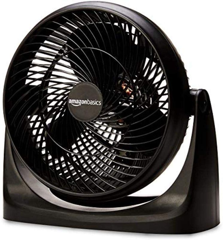 Photo 1 of Amazon Basics 3 Speed Small Room Air Circulator Fan, 11-Inch
**STAND IS BROKEN BUT FUNCTIONS**