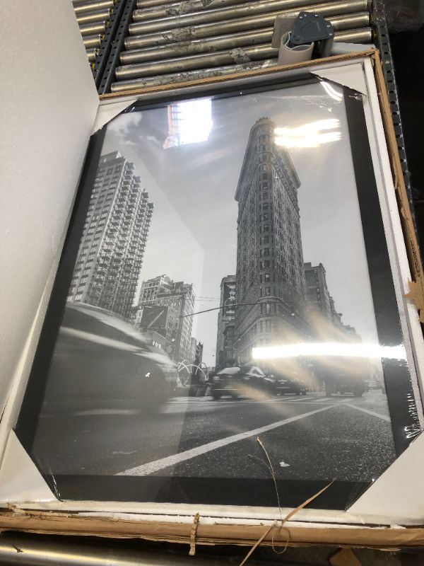 Photo 3 of Americanflat 24 x 36 Inch Black Poster Frame Polished Plexiglass. Hanging Hardware Included