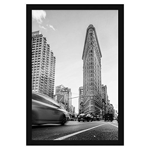 Photo 1 of Americanflat 24 x 36 Inch Black Poster Frame Polished Plexiglass. Hanging Hardware Included