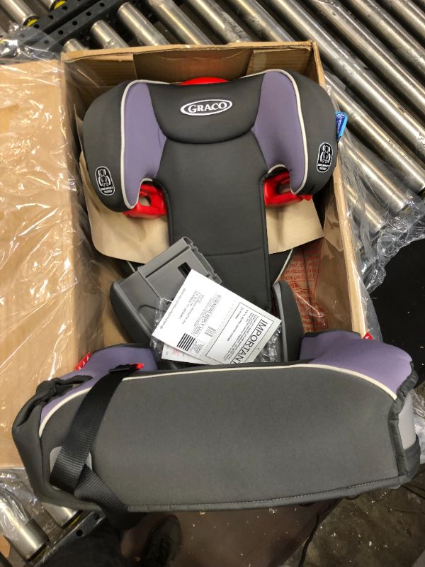 Photo 2 of Graco Affix High Back Booster Car Seat, Grapeade