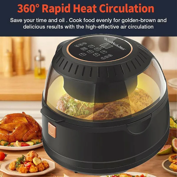 Photo 1 of Winholder 12l Air Fryer Electric 1200w Large Basket Capacity Easy
