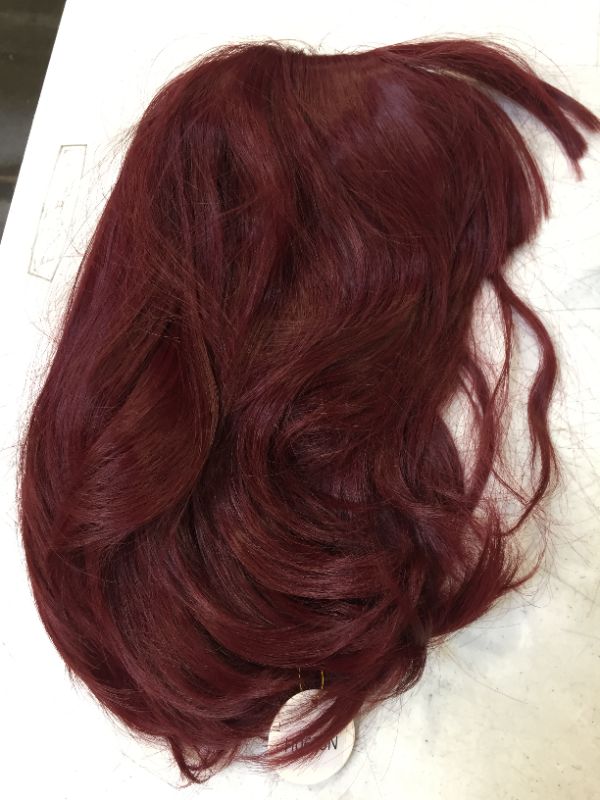 Photo 3 of 3 PACK Short Wavy Red Wigs with Bangs Burgundy Curly Bob Wigs for White Women, Auburn Wavy Synthetic Wigs Medium Shoulder Length Wigs for Women, Cosplay Party Heat Resistant Fiber Wigs Natural Looking

