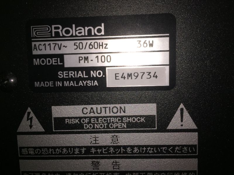 Photo 2 of Roland PM-100 Compact Electronic V-Drum Set Monitor