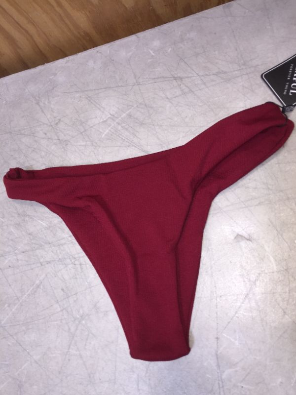 Photo 1 of womens red bathing suit swim bottom medium