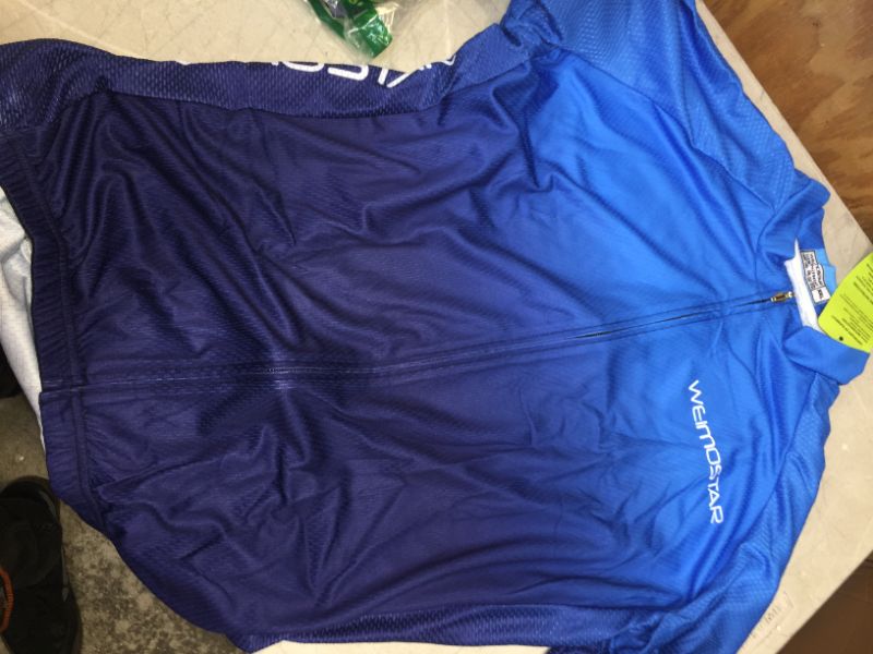 Photo 1 of blue zipper shirt xxl