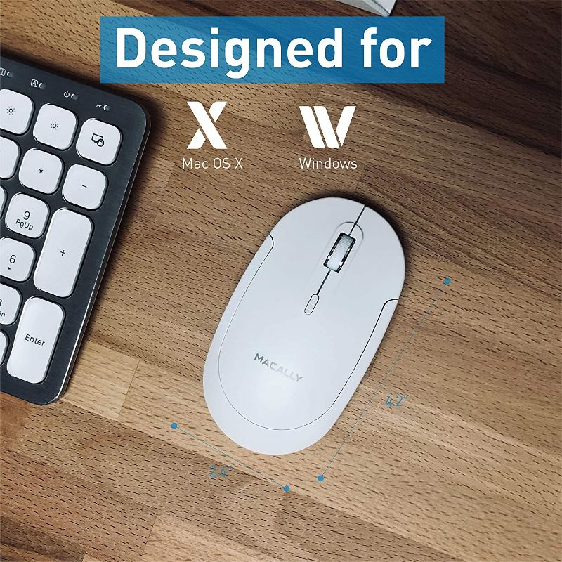 Photo 1 of Bluetooth Wireless Mouse - White Full Of Love Design 