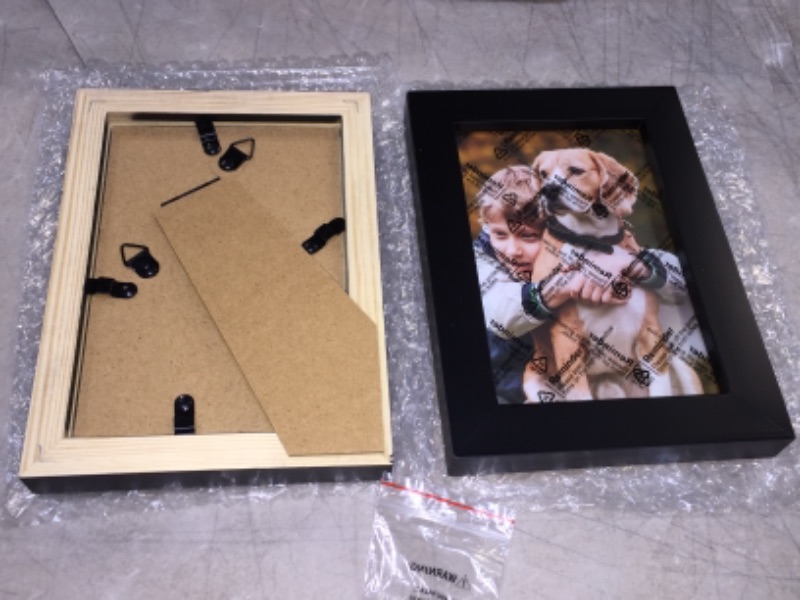 Photo 2 of Yome 4x6 Picture Frame, Black Photo Frames