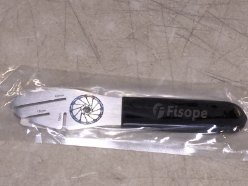 Photo 2 of Acekit Fisope Bicycle Disc Brake Rotor Truing Fork with Multi Slots and Rubber Coated Grip