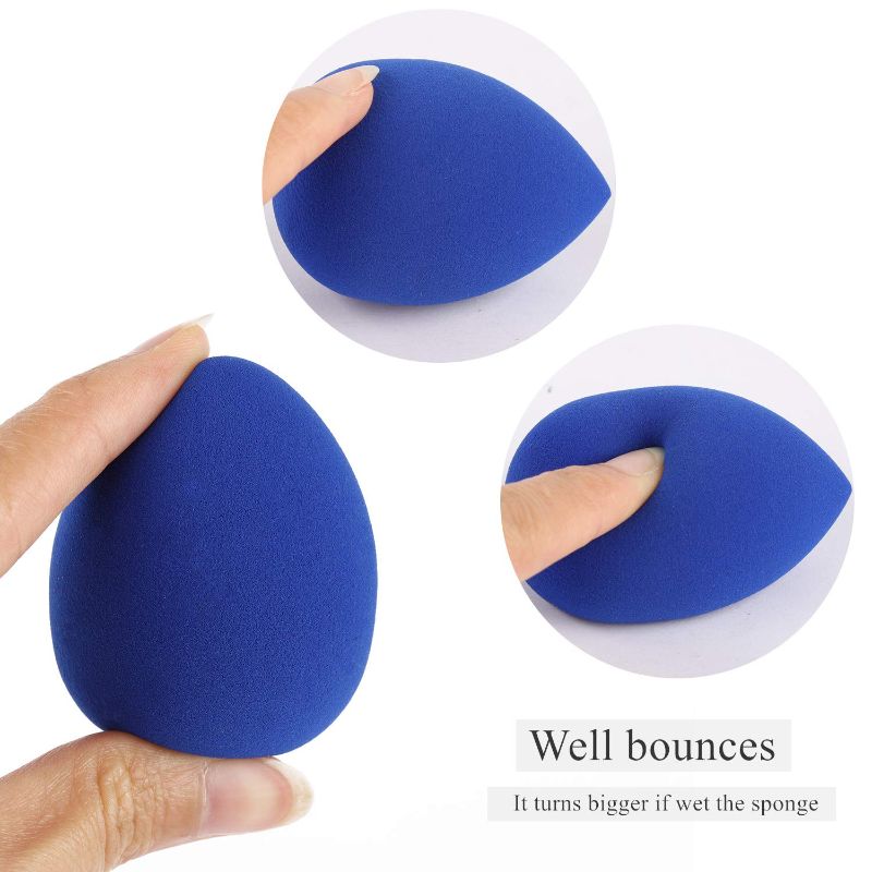 Photo 1 of 3 Pieces Makeup Egg Sponge Makeup Blenders Blending Sponge Foundation Applicator Beauty Tool