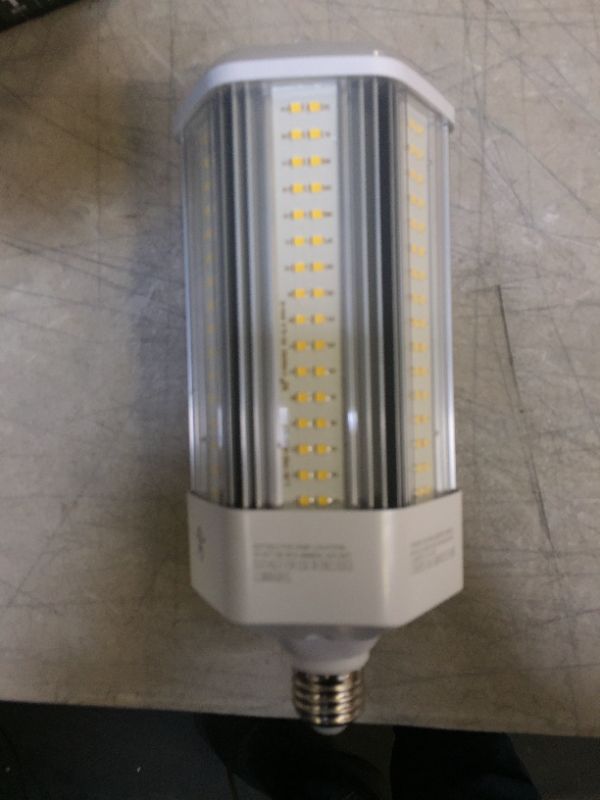 Photo 2 of 500-Watt Equivalent Corn Cob E26 with E39 Mogul Adapter High Lumen HID Utility LED Light Bulb Daylight (5000K) (1-Bulb)