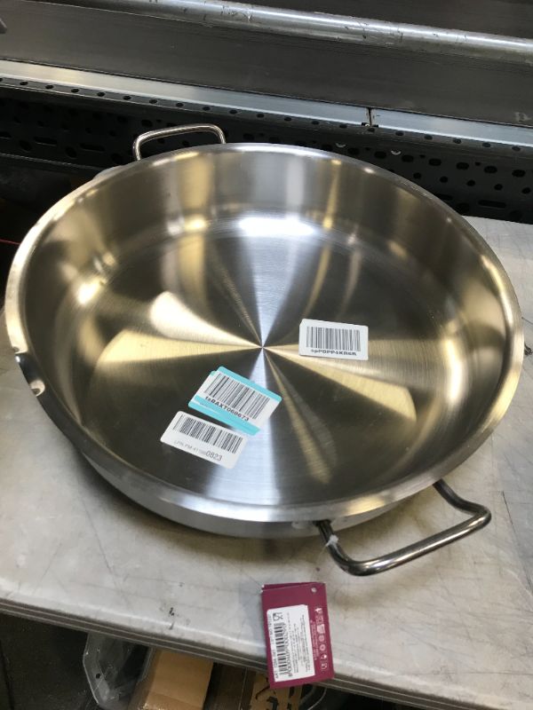 Photo 1 of 20 inch casserole frying pan stainless steel 