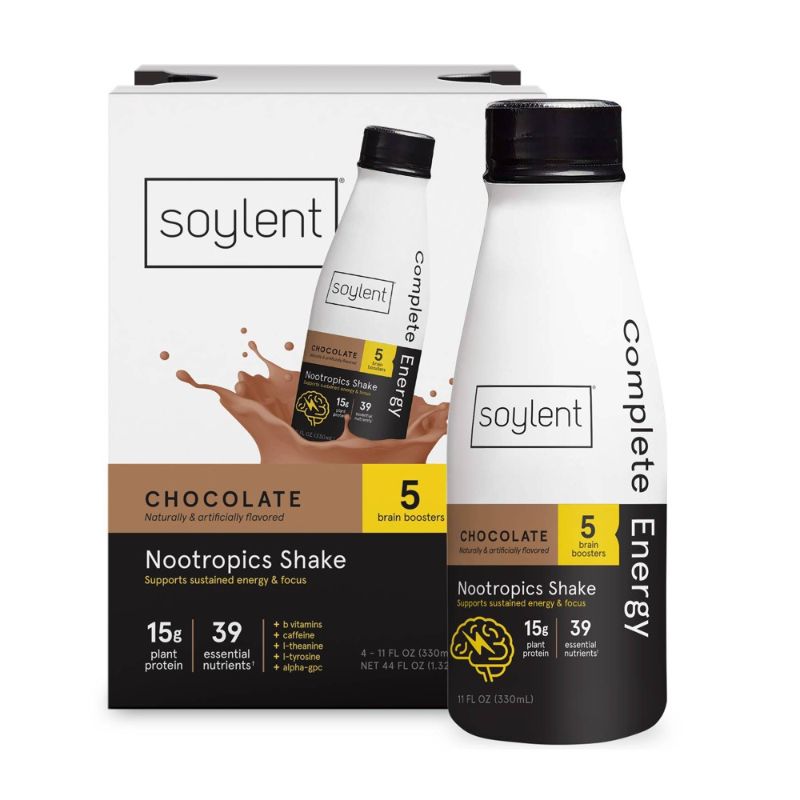 Photo 1 of Soylent Complete Energy Shake - Chocolate - 4pk/11 Fl Oz
BB SEP 24 2021 