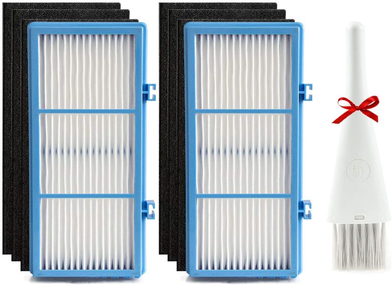 Photo 1 of 2 HEPA + 6 Carbon Booster Filters for Holmes AER1 HEPA Type Total Air Filter Replacement Filters for HAPF30AT and HAP242-NUC
