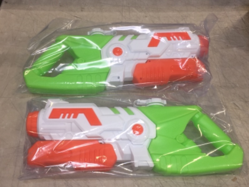 Photo 2 of 2 Pack Squirt Guns Super Water Soaker Blasters Long Range 600CC Water Gun