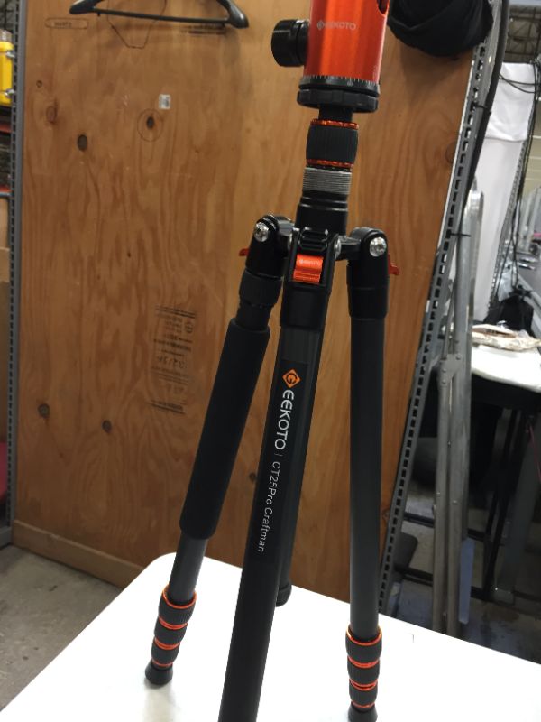 Photo 4 of GEEKOTO 79 inches Carbon Fiber Camera Tripod Monopod with 360 Degree Ball Head 1/4 inch Quick Shoe Plate Professional Tripod Load up to 26.5 pounds