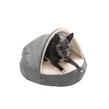 Photo 1 of FurHaven Gray Polyester Round 18-in x 18-in Dog Bed - Medium 