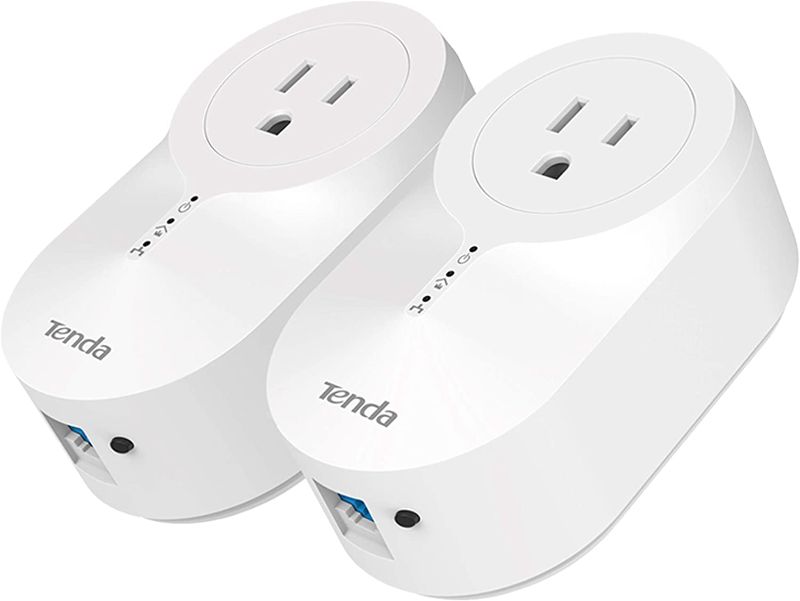 Photo 1 of Tenda Powerline Ethernet Adapter Kit with AV1000 Gigabit Port, Plug & Play, Ethernet Over Power, Nano Size Powerline, Ideal for 4K Video Streaming and Gaming, Wired Connection Only - PH6