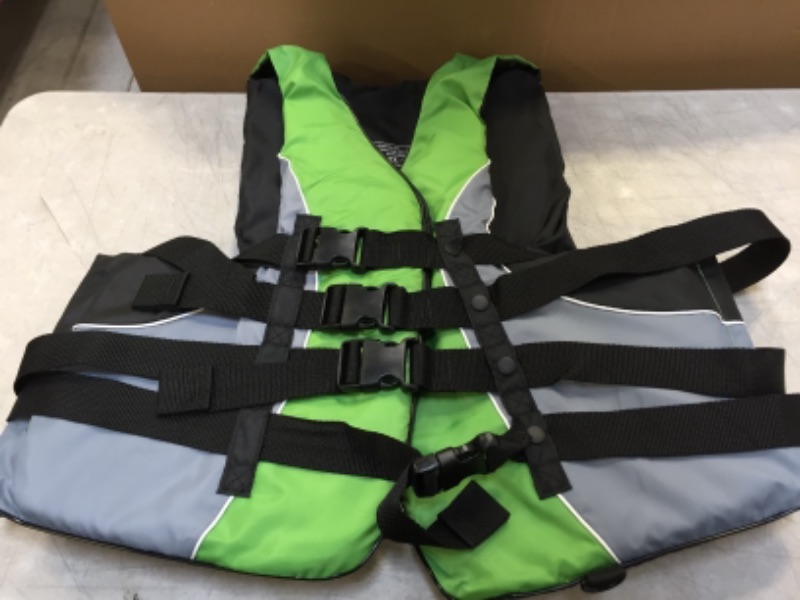 Photo 2 of  Adult Watersport Classic Series Vest - Lime Green 4Xlarge 