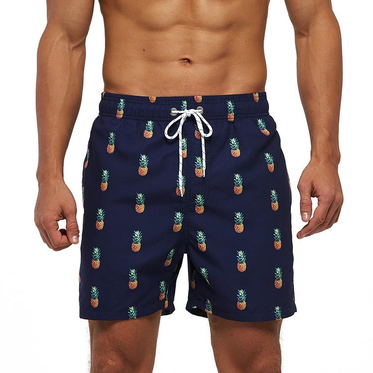 Photo 1 of  Pineapple Draw String Swim Shorts - Large 