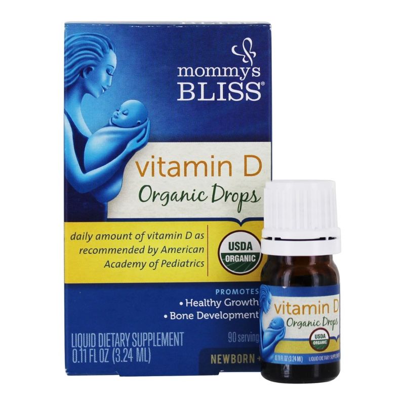 Photo 1 of Mommy's Bliss Vitamin D, Organic Drops, Newborn +, 0.11 Fl Oz (3.24 Ml)---SET OF 2---EXPIRES 02/2023---