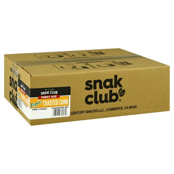 Photo 1 of (Price/Case)Snak Club 1764643 Century Snacks Family Size Tajin Roasted Corn 11 Ounce - 6 Per Case----best by 11/12/20
