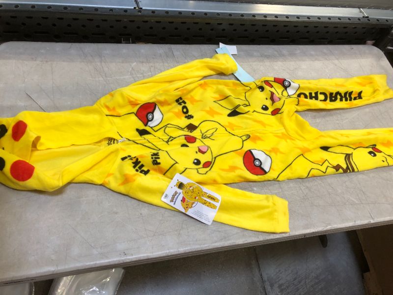 Photo 2 of Boys' Pokemon Pikachu Union Suit - Yellow XS
