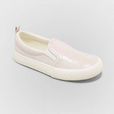 Photo 1 of Girls' Robin Twin Gore Slip-On Sneakers - Cat & Jack Pink 5