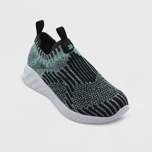 Photo 1 of Kids' Arrow Recycled Knit Performance Apparel Sneakers - All in Motion Mint 3, G