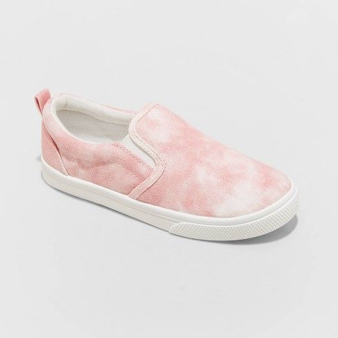 Photo 1 of Kids' Jaime Twin Gore Slip-On Apparel Sneakers - Cat & Jack Pink 5