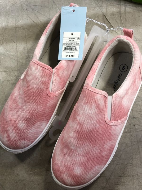 Photo 2 of Kids' Jaime Twin Gore Slip-On Apparel Sneakers - Cat & Jack Pink 5