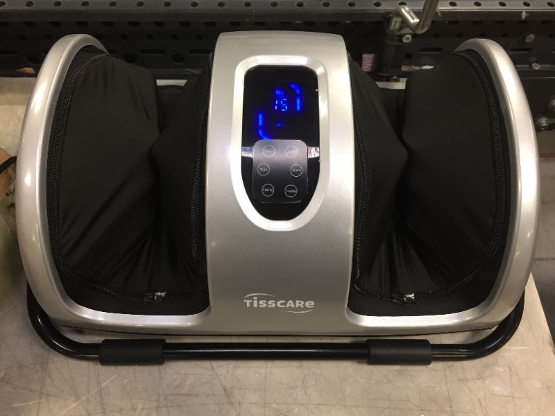 Photo 2 of TISSCARE Shiatsu Foot Massager Machine w/ Remote & Heat for Plantar Fasciitis & Neuropathy, Deep Kneading Calf Massage, Leg Massager, Promote Blood Circulation & Pain Relief & Better Sleep