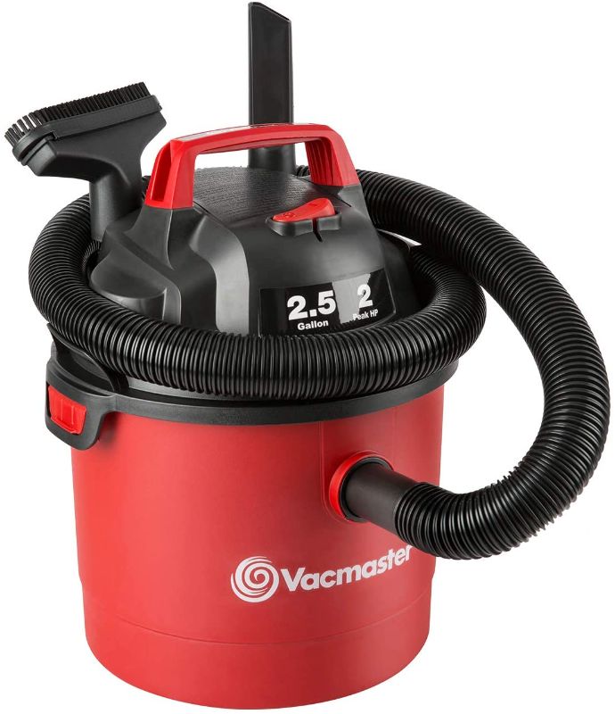 Photo 1 of Vacmaster Red Edition VOM205P 1101 Portable Wet Dry Shop Vacuum 2.5 Gallon 2 Peak HP 1-1/4 inch Hose