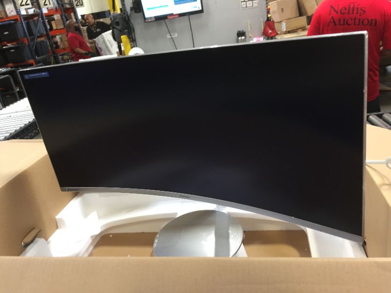 Photo 1 of 34" LED Curved QHD FreeSync Monitor (DVI, DisplayPort, HDMI, USB)