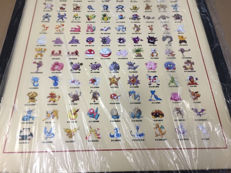 Photo 3 of 2X3 FEET POKEMON PICTURE IN BLACK FRAME