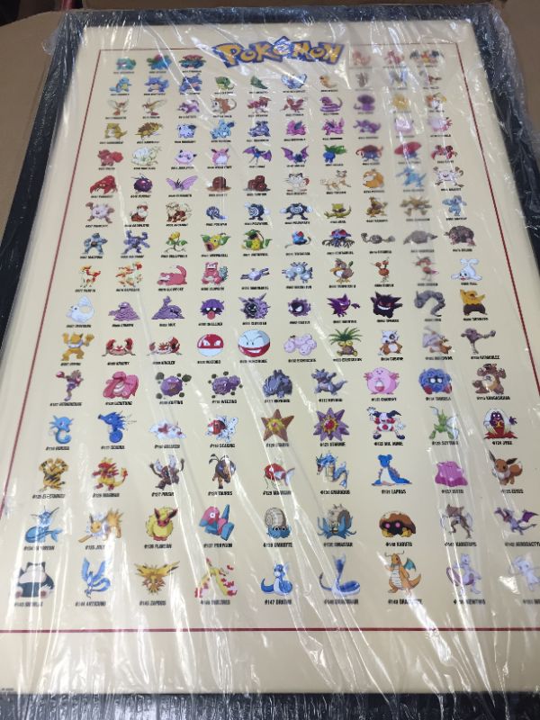 Photo 2 of 2X3 FEET POKEMON PICTURE IN BLACK FRAME