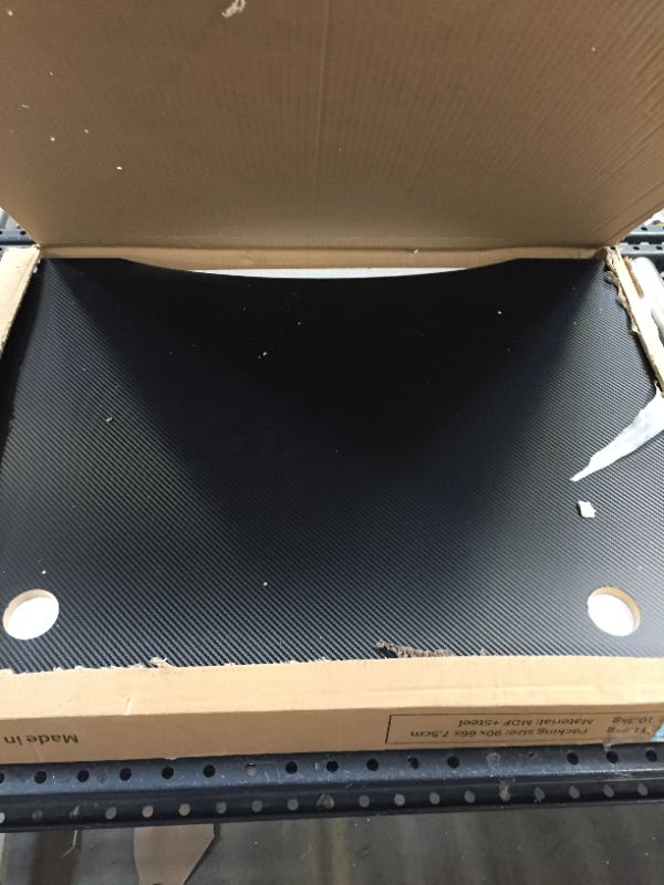 Photo 1 of Motpk Gaming Desk 31 inch PC Computer Desk, Home Office Desk Workstation with Carbon Fiber Surface, Gaming Table with Headphone Hook and Cup Holder
