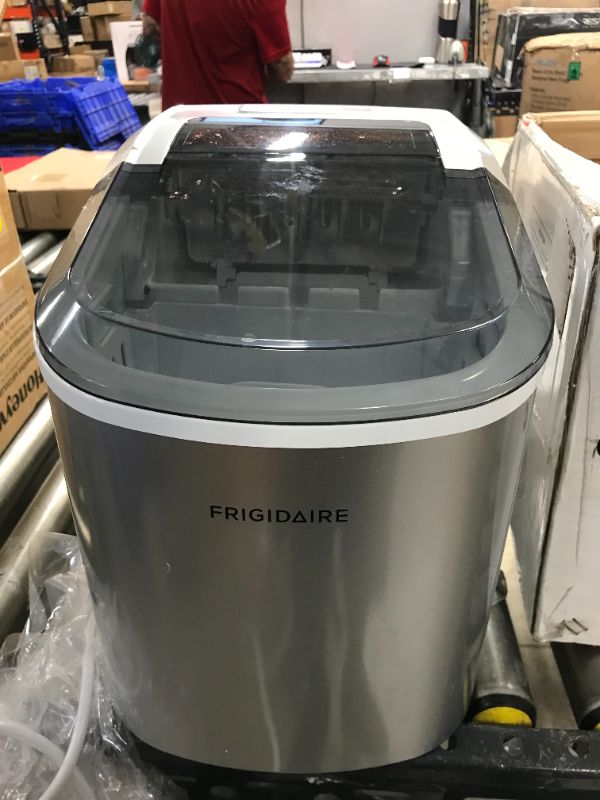 Photo 1 of Frigidaire EFIC189-Silver Compact Ice Maker, 26 lb per Day, Silver